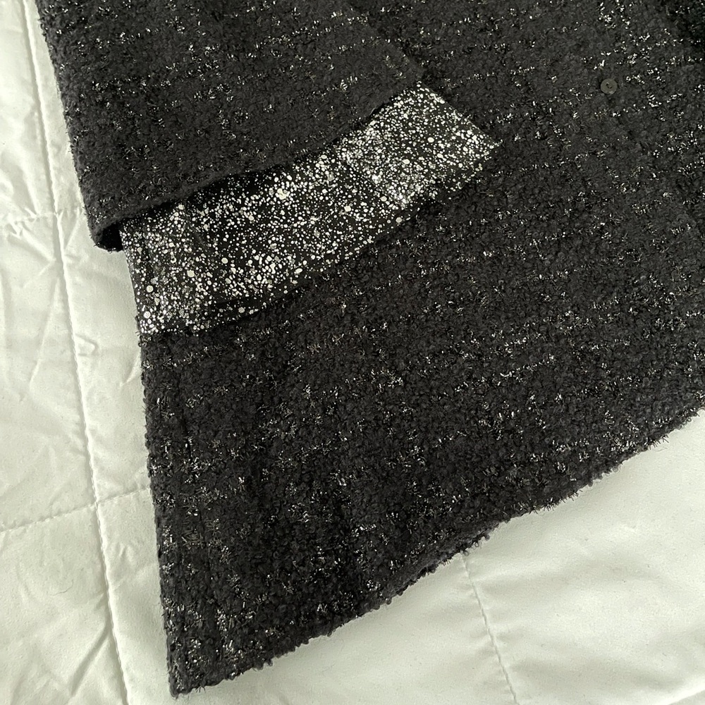 LYSANDRE PARIS Long Tweed Overshirt Coat! Very Sex in the City look! - Picture 2 of 10